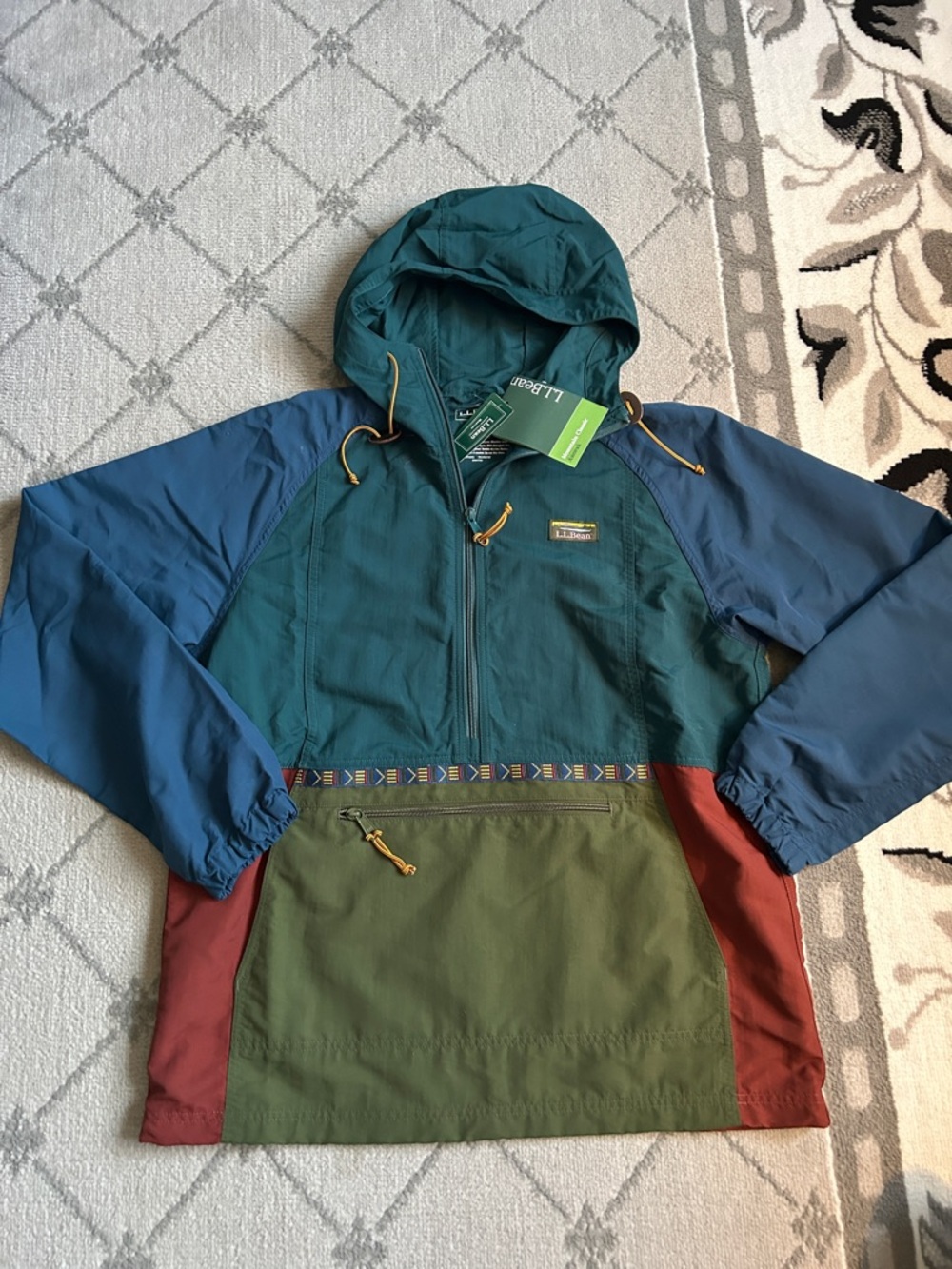 L.L. Bean Men’s Colorblock Mountain Classic Anorak